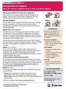 Emergencies Do Happen Factsheet