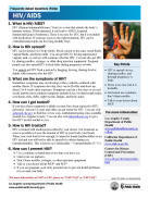 Frequently Asked Questions about 
								Human Immunodeficiency Virus (HIV
