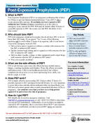 Frequently Asked Questions about 
								Post-Exposure Prophylaxis