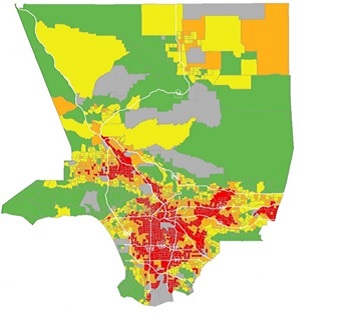 Los Angeles County Map