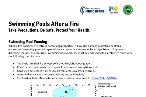 Swimming Pools After a Fire