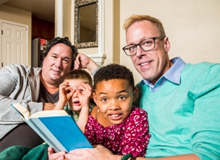 Modern Family Reading to Child