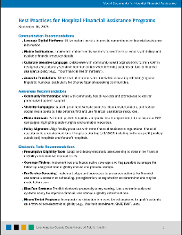 Best Practices In Financial Assistance