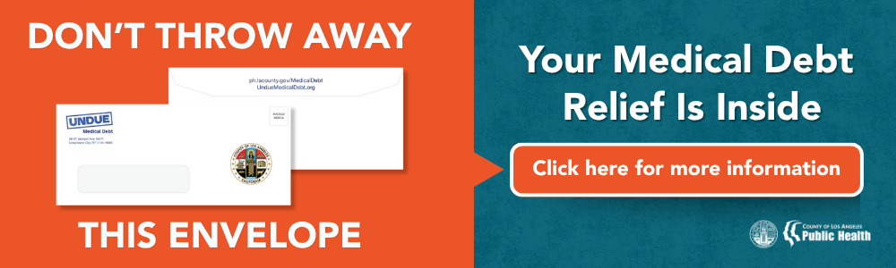 Image of envelope for debt relief letter