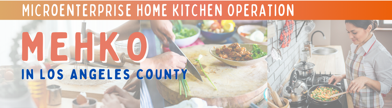 MEHKO Home Kitchen operation