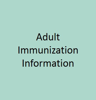 Adults Immunizations