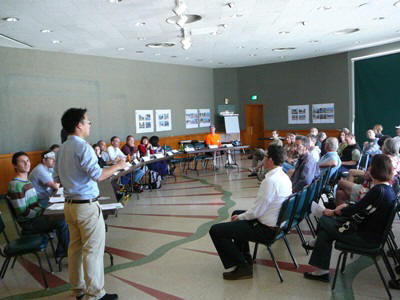 Culver City Public Workshop on the Bike and Pedestrian Master Plan.