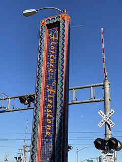 Florence-Firestone gateway sign