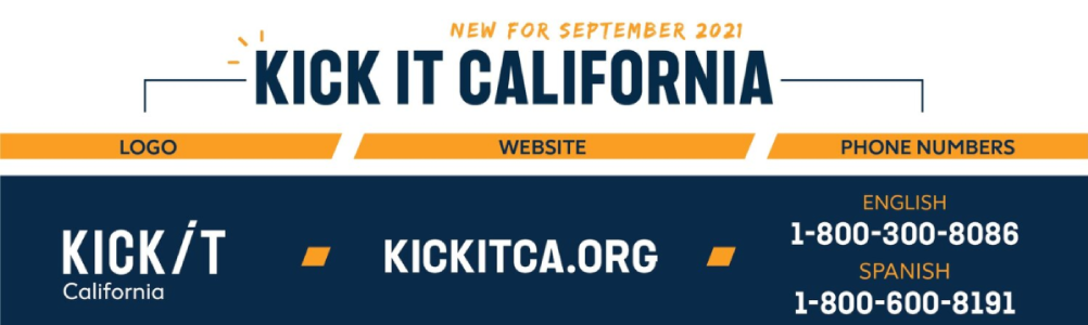 California Smokers' Helpline has offically rebranded to Kick It California.